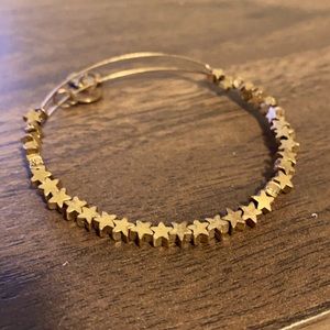Alex Ani antique gold star adjustable bracelet